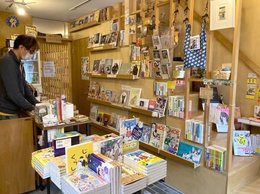 キャッツミャウブックス（Cat's Meow Books）の店内の様子