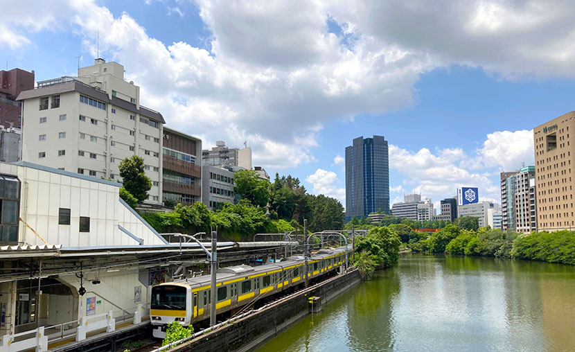 市ヶ谷は、江戸の一等地、「番町」と呼ばれた高台の街