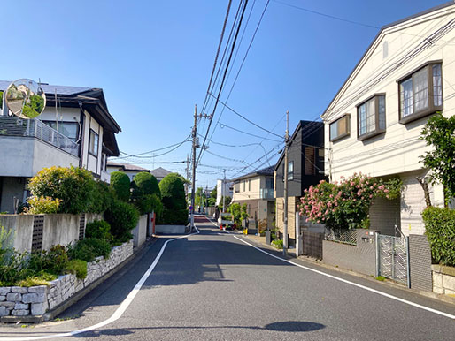 荻窪の閑静な住宅街