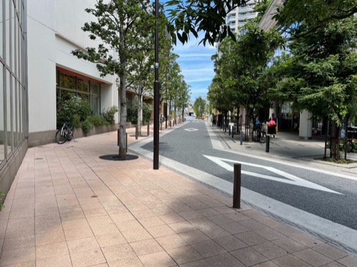 武蔵小山駅の周辺は平坦な地形で、徒歩や自転車での移動が楽