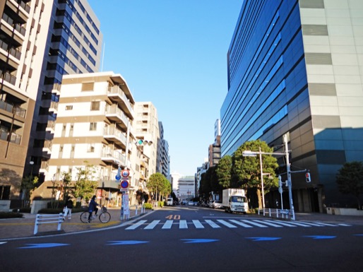 大井町の落ち着いた街並み