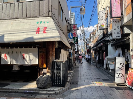 中野駅北口の歓楽街